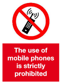 Mobile phone signs + Driving = NO NO!