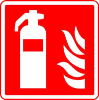 Fire extinguisher symbol sign MJN Safety Signs Ltd