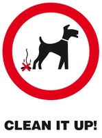 Clean it up sign MJN Safety Signs Ltd
