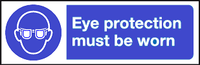 Eye protection must be worn sign MJN Safety Signs Ltd