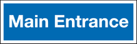 Main Entrance sign MJN Safety Signs Ltd