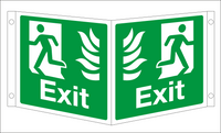 Exit projecting sign MJN Safety Signs Ltd
