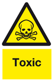 Toxic sign MJN Safety Signs Ltd