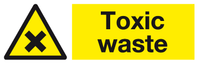 Toxic waste sign MJN Safety Signs Ltd