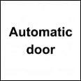 Automatic door signs