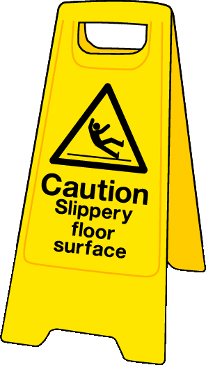 Slippery - Gosh it's cold out there!