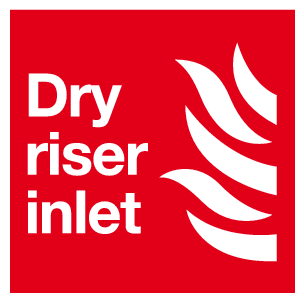 Dry Riser signs
