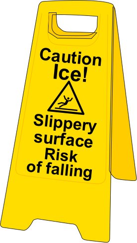 Caution ice - Where is the 3 months of sunshine we were promised?