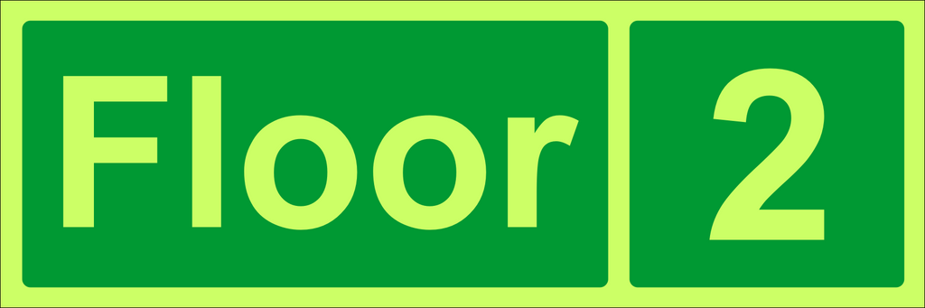 2nd Signage Second floor sign – MJN Safety Signs Ltd