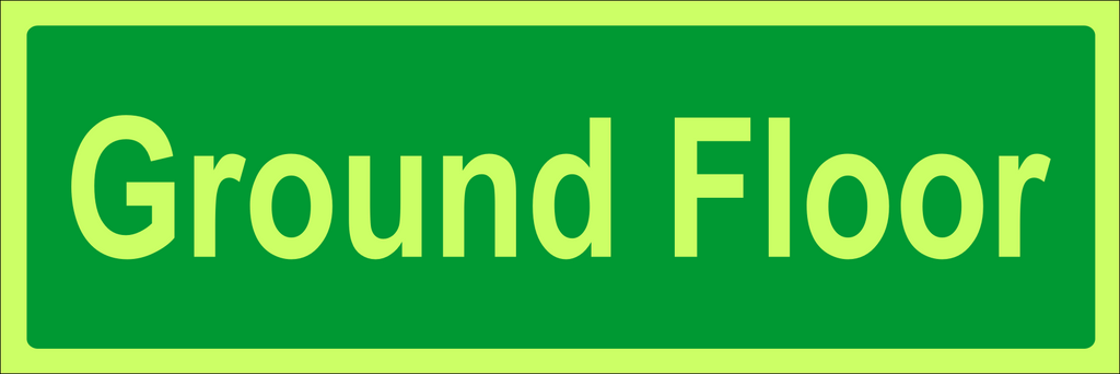 Ground Floor sign – MJN Safety Signs Ltd
