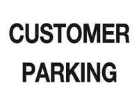 Customer parking MJN Safety Signs Ltd