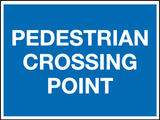 Pedestrian crossing point MJN Safety Signs Ltd