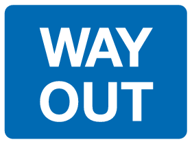 Way out MJN Safety Signs Ltd