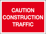 Caution construction traffic MJN Safety Signs Ltd