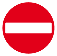 No entry sign MJN Safety Signs Ltd
