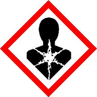Hazardous to health GHS / CLP Label MJN Safety Signs Ltd