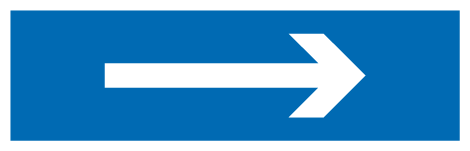 Arrow right sign | General Directional signage | Safety signs – MJN ...