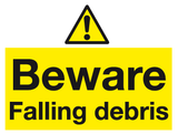 Beware Falling Debris sign MJN Safety Signs Ltd