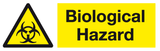 Biological Hazard sign MJN Safety Signs Ltd