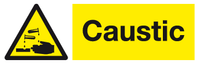 Caustic sign MJN Safety Signs Ltd
