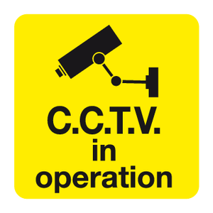 C.C.T.V in operation sign MJN Safety Signs Ltd