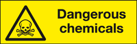 Dangerous chemicals labels (pack of 10 labels) MJN Safety Signs Ltd