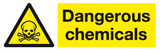 Dangerous chemicals sign MJN Safety Signs Ltd