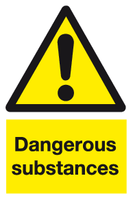 Dangerous substances sign MJN Safety Signs Ltd