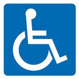 Disabled automatic door sign MJN Safety Signs Ltd