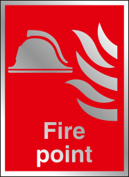 Fire point Prestige sign MJN Safety Signs Ltd