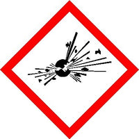 Explosive Contents Label Dangerous Substance Labels | Health & safety signs | Label – tagged ...