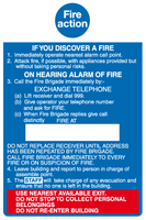 Fire Action Hospital sign MJN Safety Signs Ltd