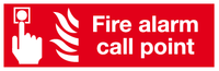 Fire alarm call point sign MJN Safety Signs Ltd