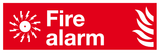 Fire alarm symbol sign MJN Safety Signs Ltd