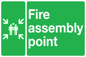 Fire assembly point sign MJN Safety Signs Ltd