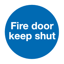 Fire door keep shut sign MJN Safety Signs Ltd