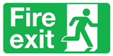 Fire exit door on right sign MJN Safety Signs Ltd