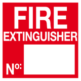 Fire Extinguisher No sign MJN Safety Signs Ltd