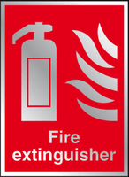 Fire extinguisher Prestige sign MJN Safety Signs Ltd
