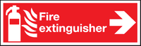 Fire extinguisher right sign MJN Safety Signs Ltd