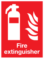 Fire Extinguisher sign side by side MJN Safety Signs Ltd