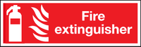 Fire extinguisher sign MJN Safety Signs Ltd