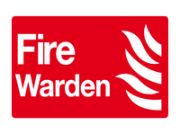 Fire Warden sign MJN Safety Signs Ltd