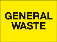 General Waste sign MJN Safety Signs Ltd