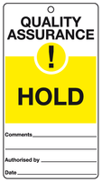 Quality Hold Tie-tag MJN Safety Signs Ltd