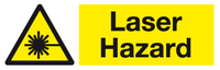 Laser Hazard sign MJN Safety Signs Ltd