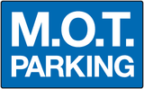 M.O.T Parking sign MJN Safety Signs Ltd