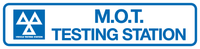 M.O.T Testing station sign MJN Safety Signs Ltd