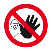 No admittance symbol sign MJN Safety Signs Ltd