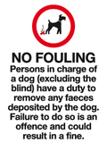 No fouling rule sign MJN Safety Signs Ltd